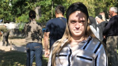 Донька загиблого Романа Генвальда Христина Донька загиблого Романа Генвальда Христина