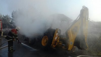 У Бороняві на Закарпатті горів трактор У Бороняві на Закарпатті горів трактор
