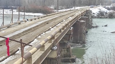 Міст у Неполоківцях. Джерело: Суспільне Буковина Міст у Неполоківцях. Джерело: Суспільне Буковина