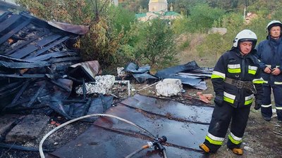На місці пожежі у Чорткові