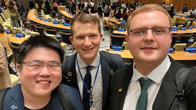 Молодіжний делегат в ООН з Чернівців Микола Попадюк