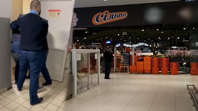 Конфлікт через підозру в крадіжці: у Чернігові в супермаркеті охоронці тягали покупця по підлозі