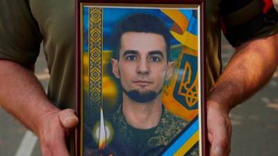 Прощання із захисником Володимиром Жупіком