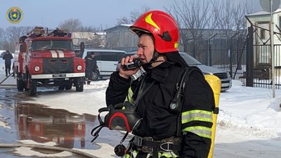 У Черкасах горіла СТО
