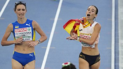 Людмила Оляновська, бронзова призерка Євро-2024 з легкої атлетики