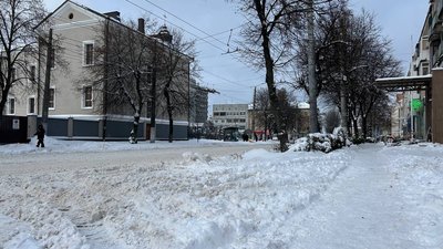 Житомир, сніг, траса, автошлях, комунальні служби