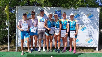Юні веслувальники з Дніпропетровщини здобули 32 нагороди на чемпіонаті України