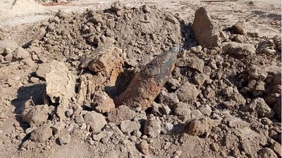 На будівельному майданчику у Херсоні знайшли артснаряд На будівельному майданчику у Херсоні знайшли артснаряд