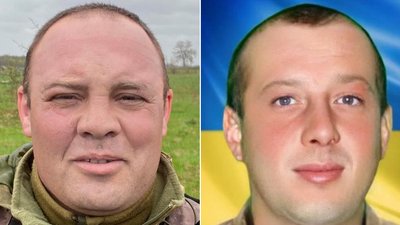 Загиблі військові Михайло Цілик та Іван Коштура