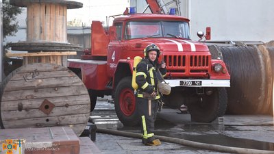 В Одесі горів завод "Одескабель"