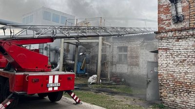 У місті на Волині ліквідували пожежу на котельні У місті на Волині ліквідували пожежу на котельні