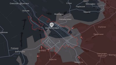 Костянтинівка мапа