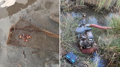 Нелегальний видобуток бурштину: на Рівненщині виявили трьох старателів Нелегальний видобуток бурштину: на Рівненщині виявили трьох старателів