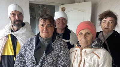 П'ятеро жителів Куп'янська, яких евакуювали з міста на Великдень