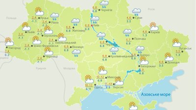 Вихідними у Полтаві дощитиме