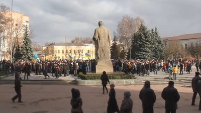 Євромайдан у Житомирі: перші намети, напади на учасників та штурми адмінбудівель – як це було Євромайдан у Житомирі: перші намети, напади на учасників та штурми адмінбудівель – як це було