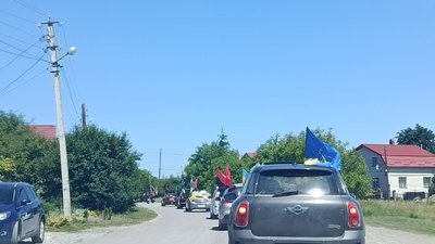 Акція, автопробіг на підтримку безвісти зниклих і полоненених бійців, Рогатинська громада