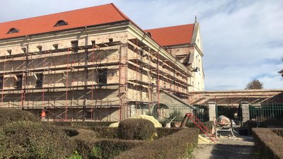 Реставраційні роботи на території монастирського комплексу Реставраційні роботи на території монастирського комплексу