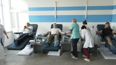 В Івано-Франківську до Всесвітнього дня донора провели благодійну акцію В Івано-Франківську до Всесвітнього дня донора провели благодійну акцію