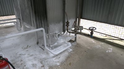 Держпраці перевірило, як зберігають кисень у Рівненській міській лікарні Держпраці перевірило, як зберігають кисень у Рівненській міській лікарні