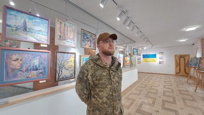 У Львові презентували виставку картин військовослужбовця з Краматорська