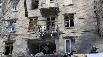 Херсонщина, обстріли, будинок, балкон, руйнування