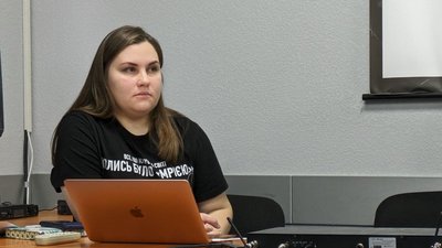 Олександра Ющишена, керівниця проєкту. Олександра Ющишена, керівниця проєкту.