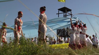 "Легенда про синів Луганських". У Сватовому знімали театралізовану виставу "Легенда про синів Луганських". У Сватовому знімали театралізовану виставу