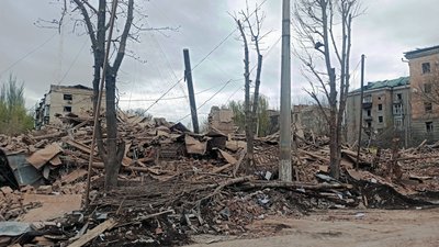 Знищений будинок у Слов'янську від удару ФАБ-1500, Донеччина, 15 квітня 2026 року