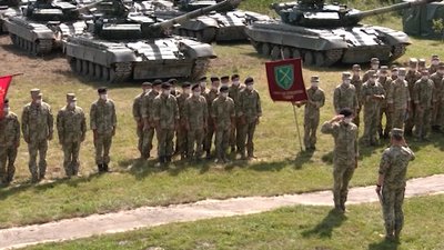 Використовували "Лазертаг": як на полігоні під Рівним змагались танкісти Використовували "Лазертаг": як на полігоні під Рівним змагались танкісти