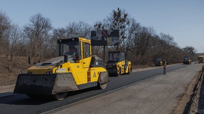 Ремонт траси М03 у Харківській області