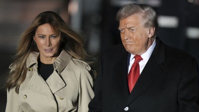 Президент США Дональд Трамп та перша леді Меланія Трамп