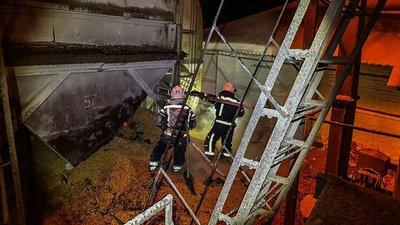 Житомир, пожежа, Ружинська громада, зерносушарка, 14 січня 2026 року