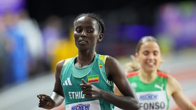 Дірібе Велтеджі, срібна призерка чемпіонату світу-2023 в приміщенні з бігу на 1500 м