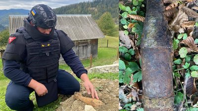 На Івано-Франківщині піротехніки знешкодили дві вибухівки часів Другої світової війни