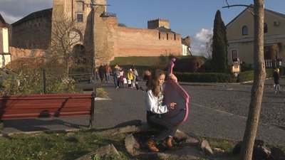 Вікторія Бурко на врученні нагород конкурсу "Волинський кобзарик" Вікторія Бурко на врученні нагород конкурсу "Волинський кобзарик"