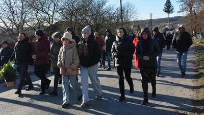 Похорон військового Юрія Дмитроци. Листопад 2023. Тернопільщина Похорон військового Юрія Дмитроци. Листопад 2023. Тернопільщина