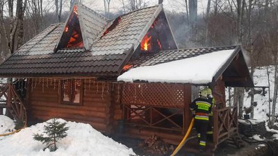 У селі на Закарпатті сталася пожежа у дерев'яній лазні У селі на Закарпатті сталася пожежа у дерев'яній лазні