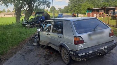 Внаслідок аварії на Волині троє людей травмувалися