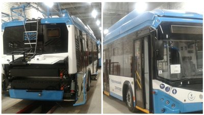 У Маріуполь прибули перші тролейбуси з автономним ходом