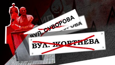 Житомир, декомунізація, деколонізація, дерусифікація, вулиця Жовтнева, вулиця Суворова