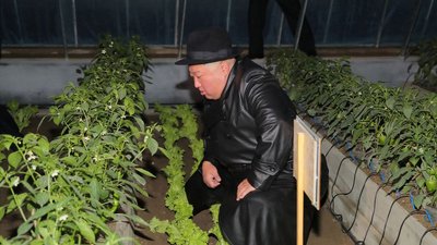 Кім Чен Ин відкрив ферму на місці колишнього ракетного полігону Кім Чен Ин відкрив ферму на місці колишнього ракетного полігону