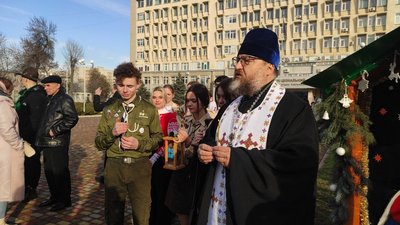 До Черкас привезли Вифлеємський вогонь Миру