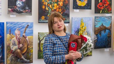 Виставка, Анжеліка Сльозка, картини