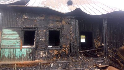 У Носівському районі під час пожежі будинку загинув чоловік