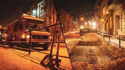 У Тернополі 64 спецмашини розчищали дороги від снігу
