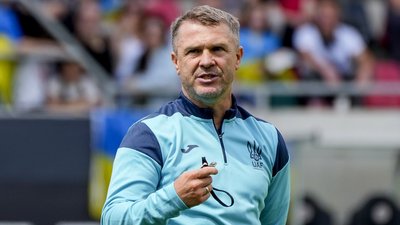 Сергій Ребров працює рік тренером збірної України з футболу