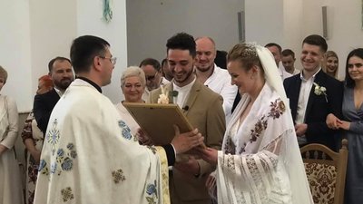 Актори франківського драмтеатру Галина Баранкевич і Олексій Лейбюк одружилися Актори франківського драмтеатру Галина Баранкевич і Олексій Лейбюк одружилися
