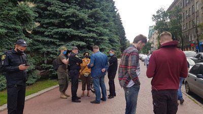 На акцію проти Авакова у Харкові не допустили частину протестувальників