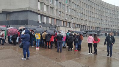 У Сумах влаштували акцію протесту проти обмежень для бізнесу У Сумах влаштували акцію протесту проти обмежень для бізнесу